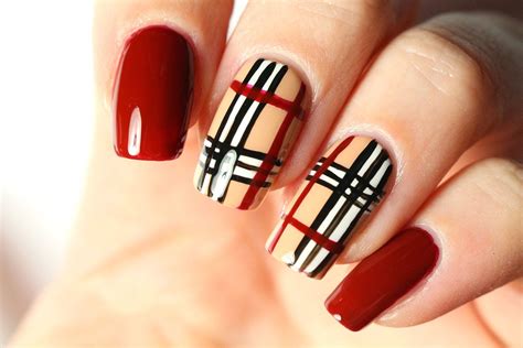 burberry pattern nails|burberry nail scissors.